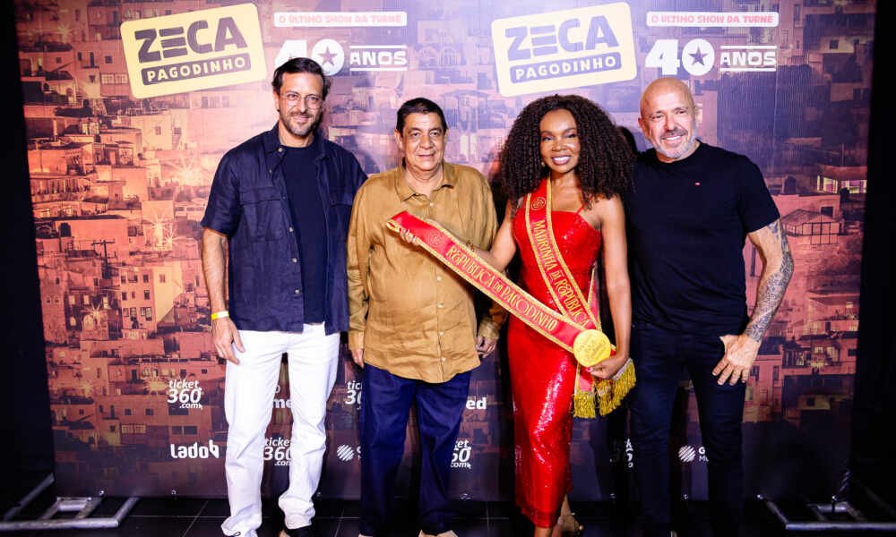 Caire Aoas, Zeca Pagodinho, Thelminha e Alvaro Aoas - Foto @timedefoto